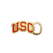 USC Arch Core Glitter Bottle Opener Magnet